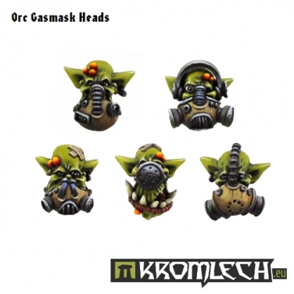 Ork Gasmask Heads